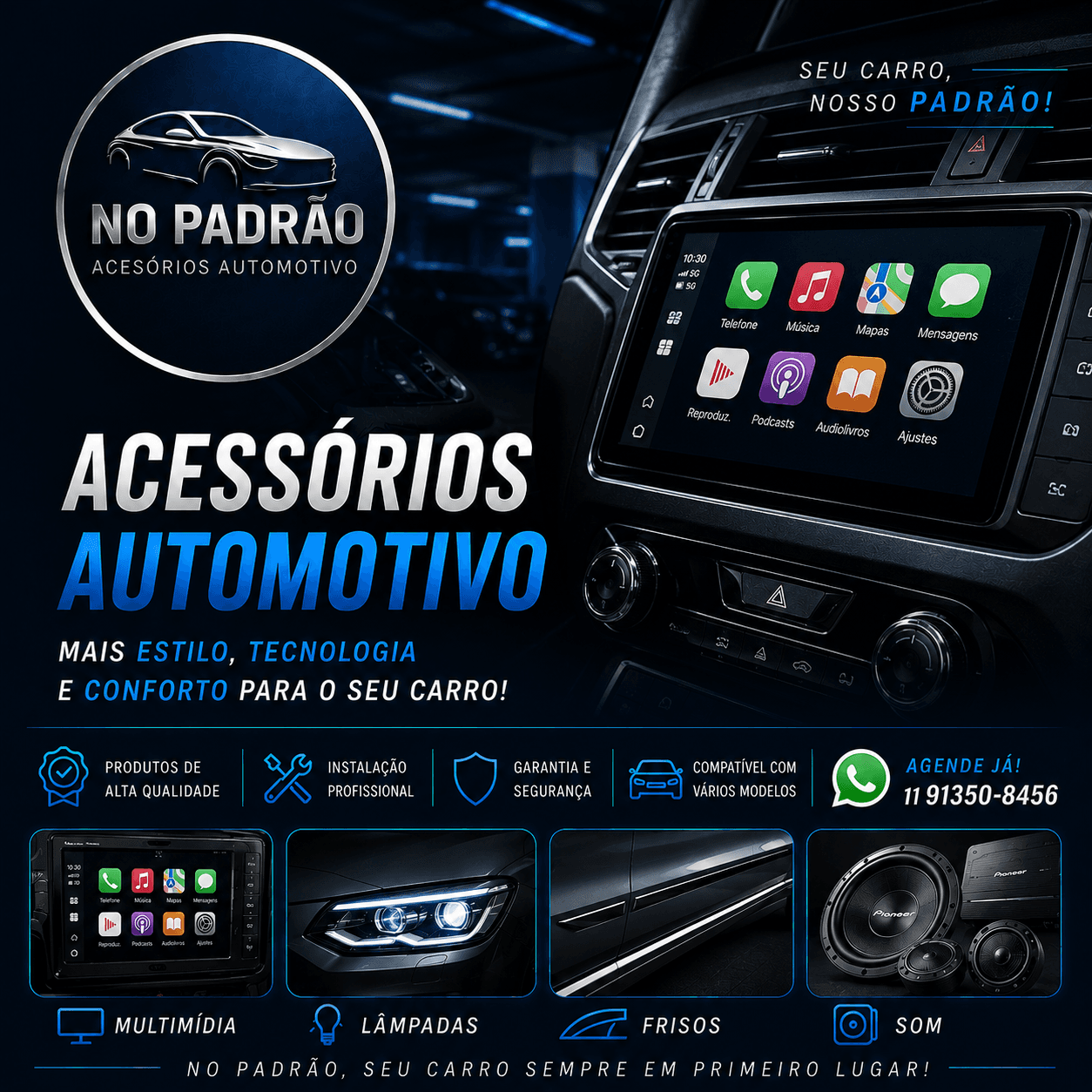🔷 Acessórios Automotivo