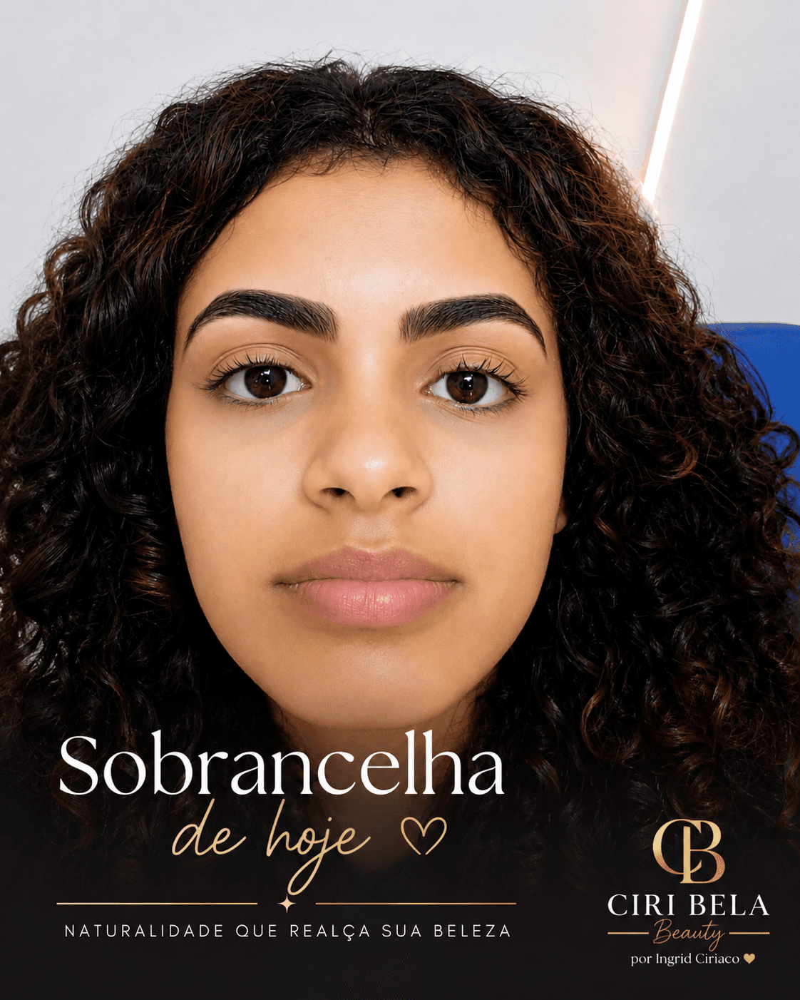 Designer sombrancelha henna