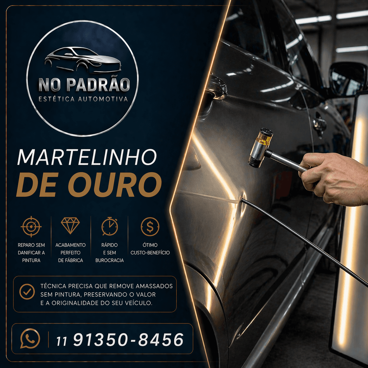 🔷 Martelinho de Ouro