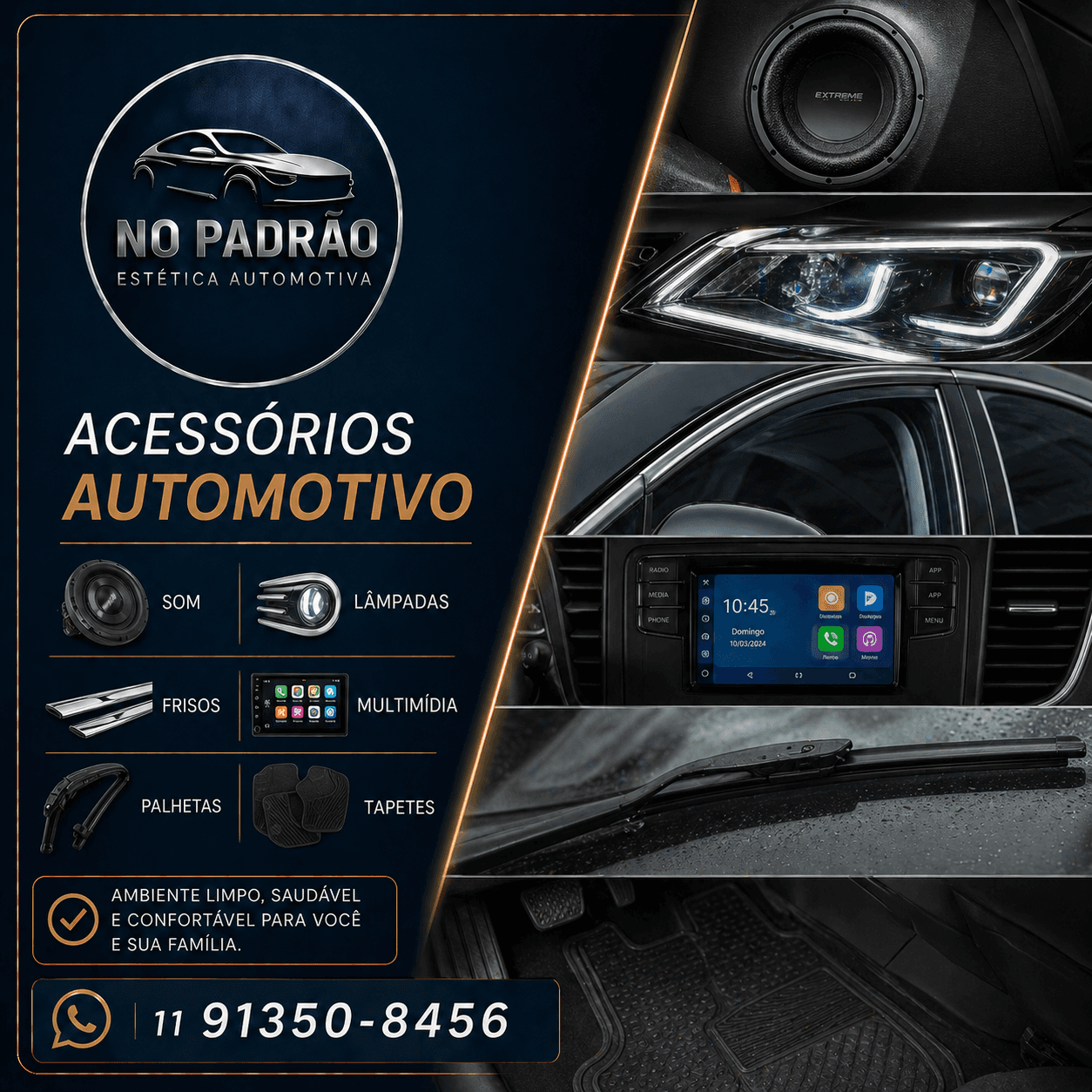 🔷 Acessórios Automotivo