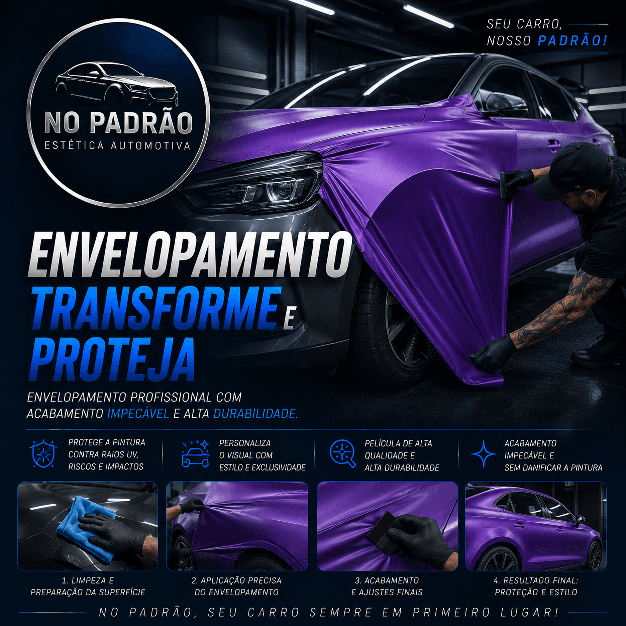 🔷 Envelopamento