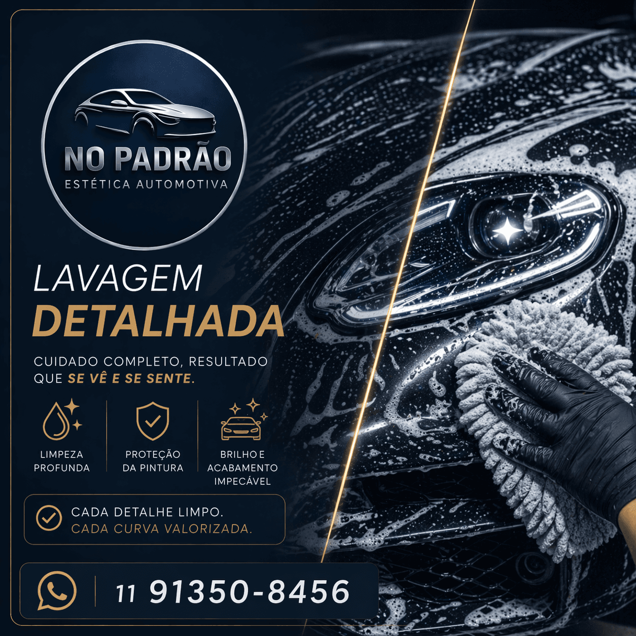 🔷 Lavagem Detalhada 1