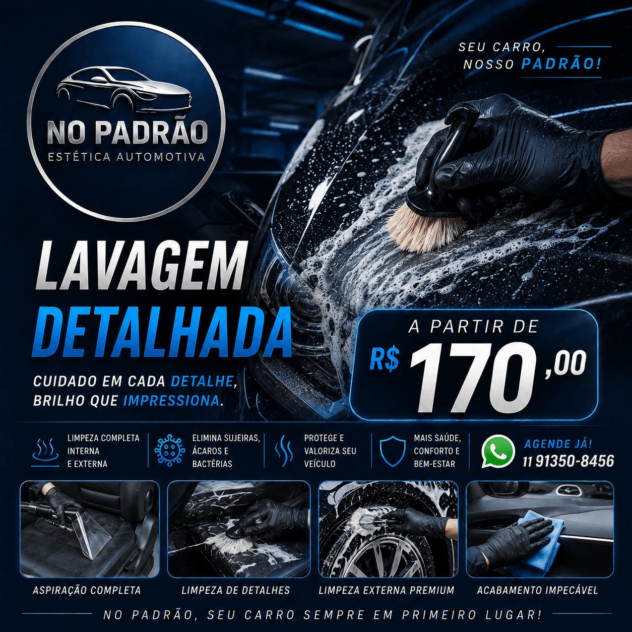 🔷 Lavagem Detalhada 1