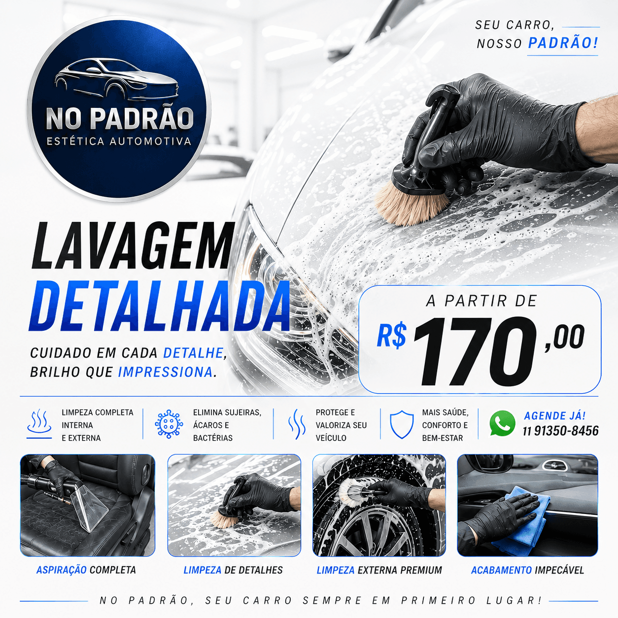 🔷 Lavagem Detalhada 1