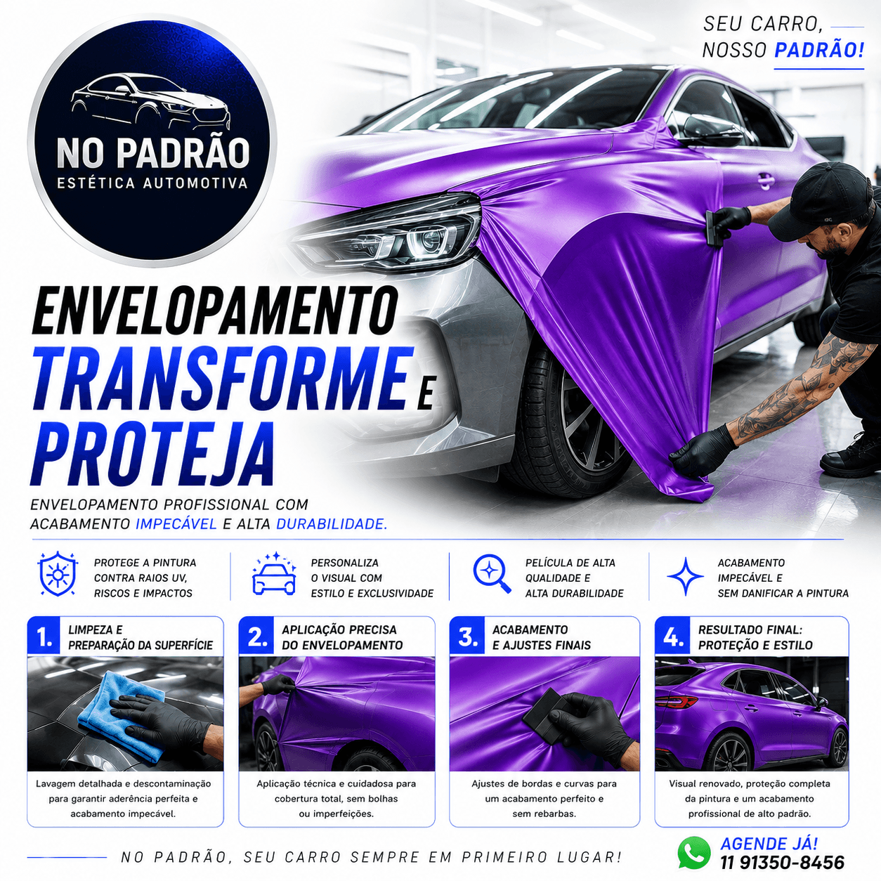 🔷 Envelopamento