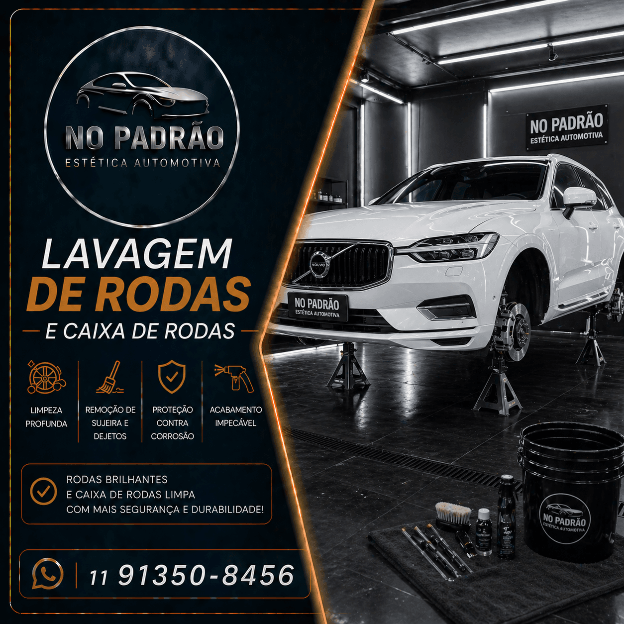 Lavagem de Rodas e Caixas de Rodas