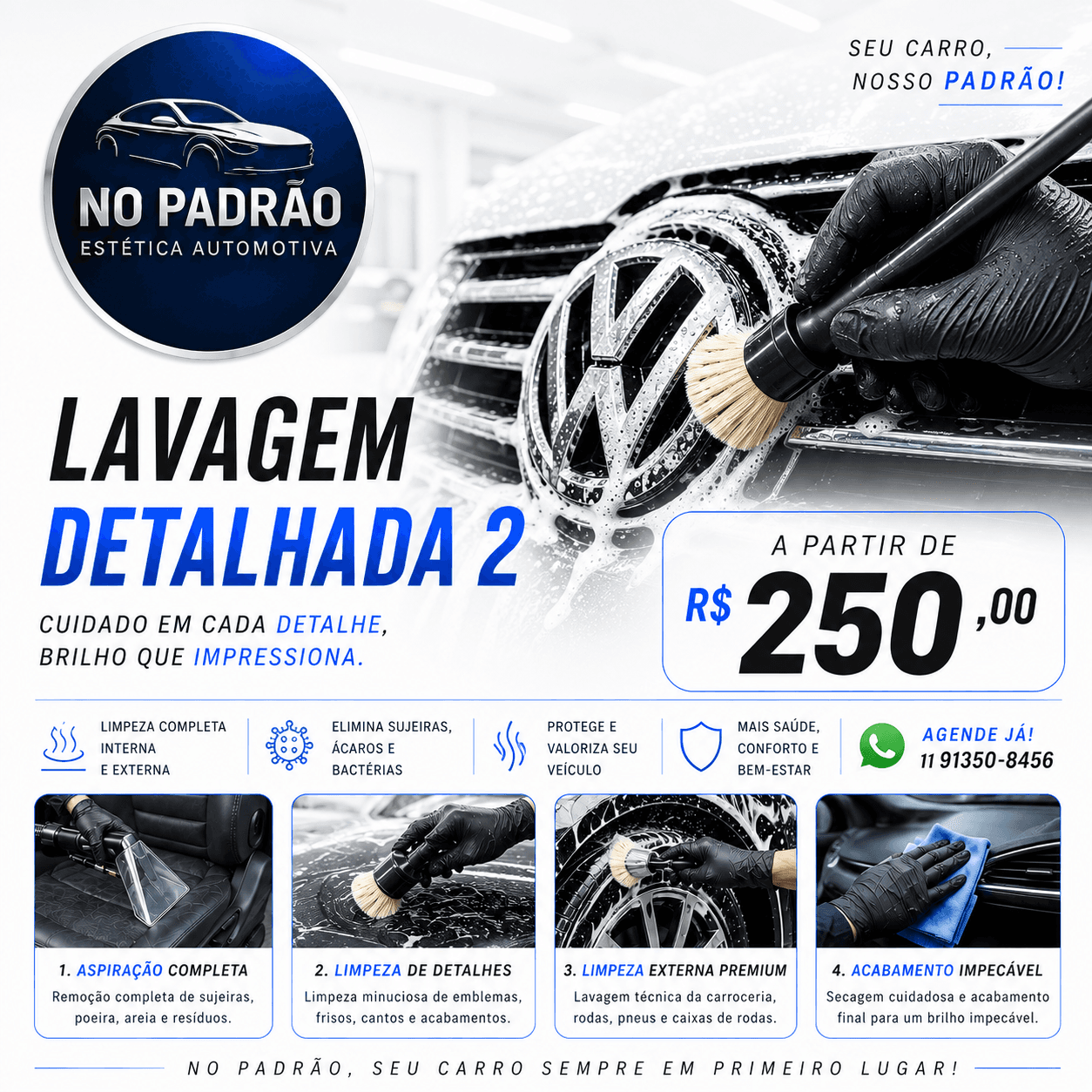 🔷 Lavagem Detalhada 2